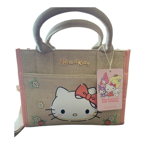 NWT-HELLO KITTY SANRIO CROSSBODY/TOTE BAG BY PRIMARK - Picture 2 of 7